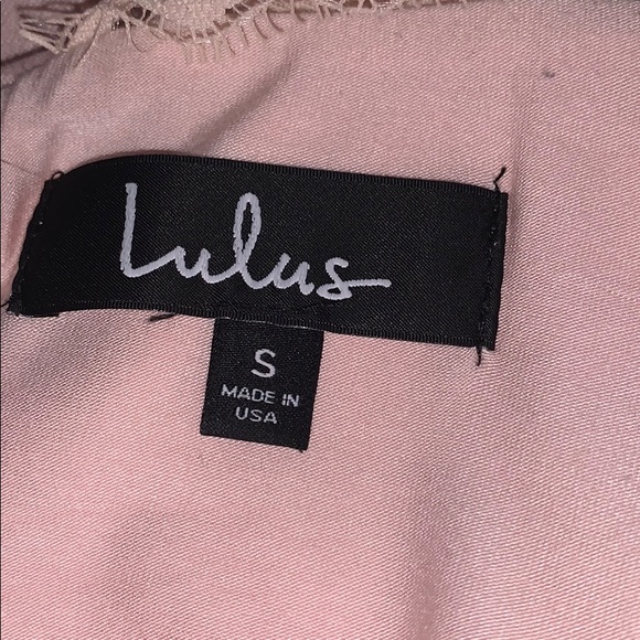 Blush Lulus Mini Homecoming Dress - Picture 5 of 5